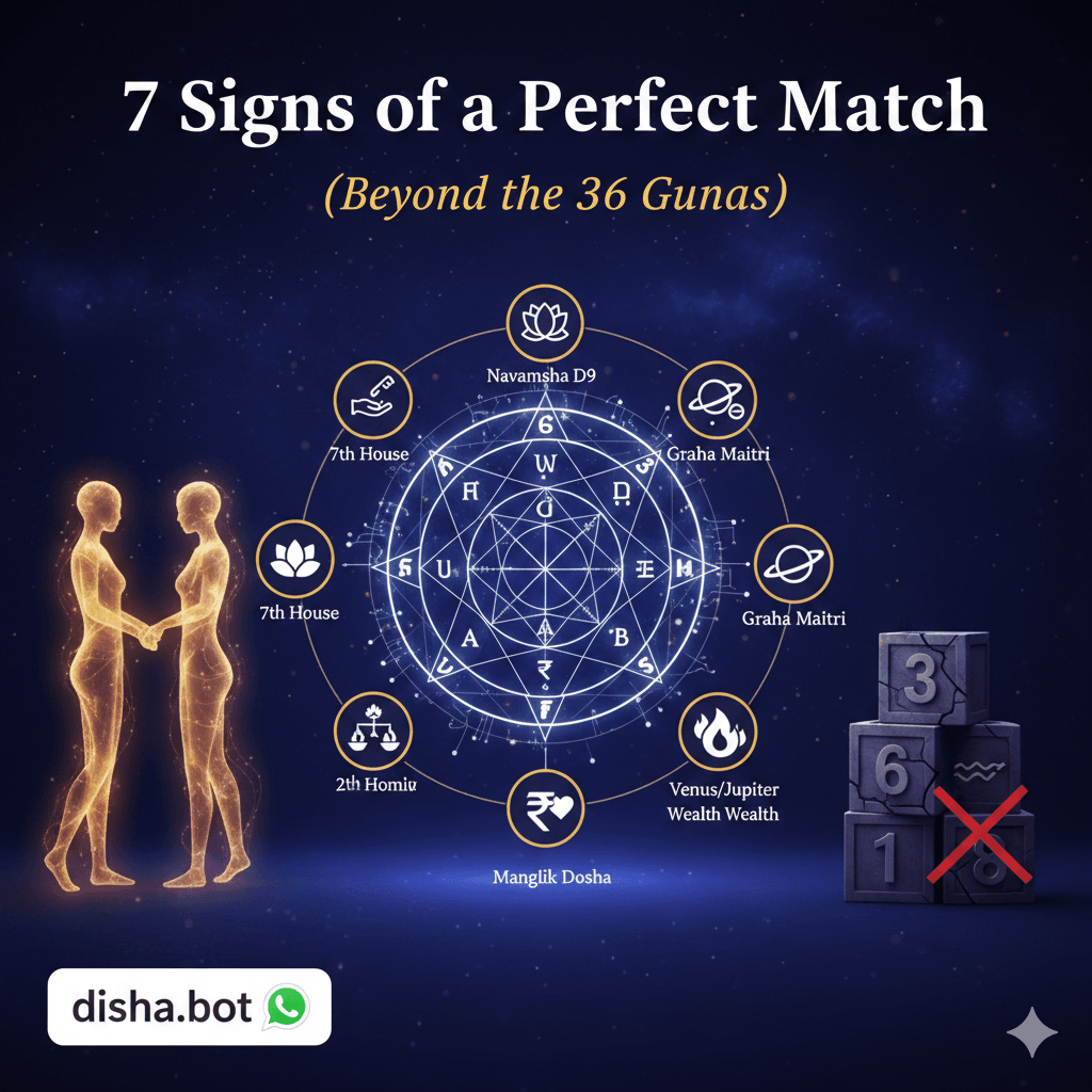 7 संकेत जो बताते हैं कि आपकी कुंडली पूरी तरह से मेल खाती है (36 गुणों से आगे)